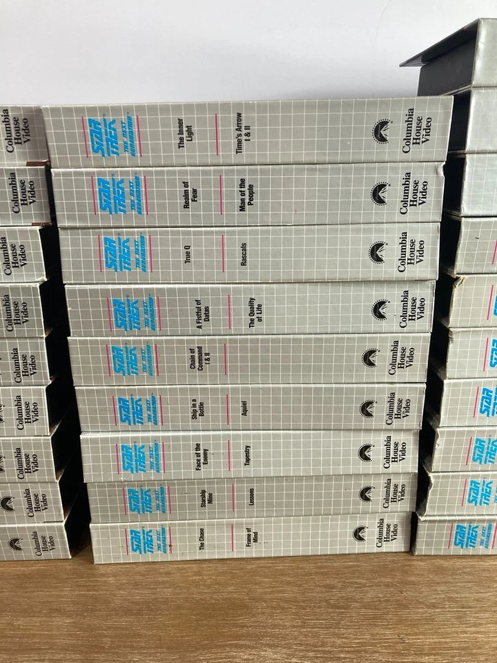 Star Trek: The Next Generation Collector's Ed Lot of 28 VHS 56 Eps Seasons 5-7 - Image 3 of 4