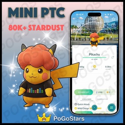 Pokémon PTC Go - Shiny Pikachu Orange - PokéXciting Philippines Background 