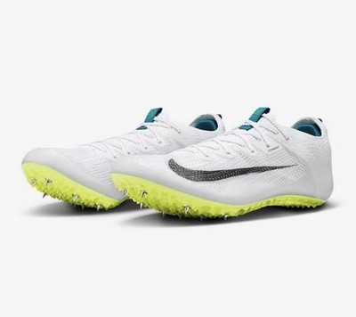 Nike Zoom Superfly Elite 2 Track Spikes White Spruce Men s Sz 7 FZ9662-100