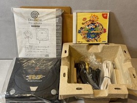 SEGA Dreamcast R7 HKT-3000 Console Complete Set Black Tested Used Good Condition