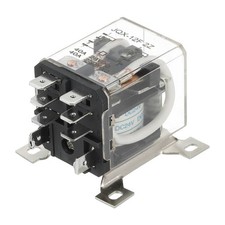DC24V 40A Electromagnetic Relay, High Power Relay DPDT 2NO 2NC Din Rail