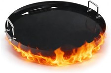 Carbon Steel Round Griddle For Weber 22 Kettle Nano-ceramic Flat Top Insert