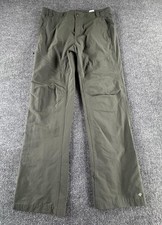 Columbia Pants Mens 36x32 Green Omni-Shield Hiking Outdoors Sun Protection Trail