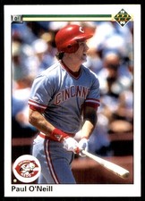 Paul O'Neill 1990 Upper Deck #161b Cincinnati Reds MLB READ FREE SHIP