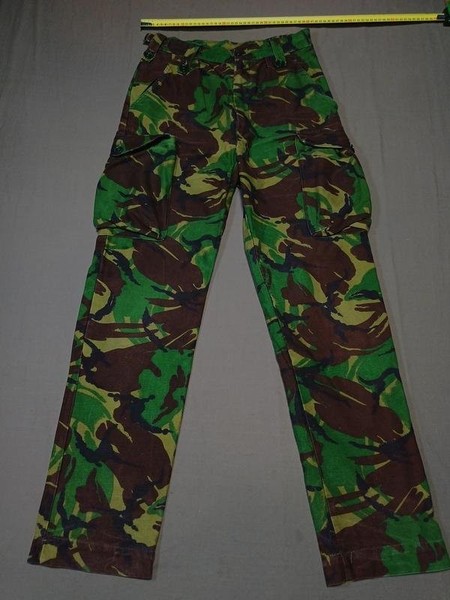 Men Combat Trousers Multicolor Cotton 36 / S / 44
