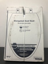 Kohler K-4636-RL-7 Cachet Elongated Toilet Seat, Soft Close, Black