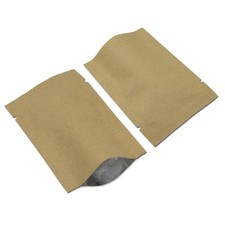 200 Pieces 2.4x3.5 inch Inside Size 2x3.1 inch Inner Mylar Foil Open Top Se...