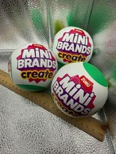 ZURU Surprise Capsule Mini Brands Create Garden NEW FACTORY SEALED  Lot of 3