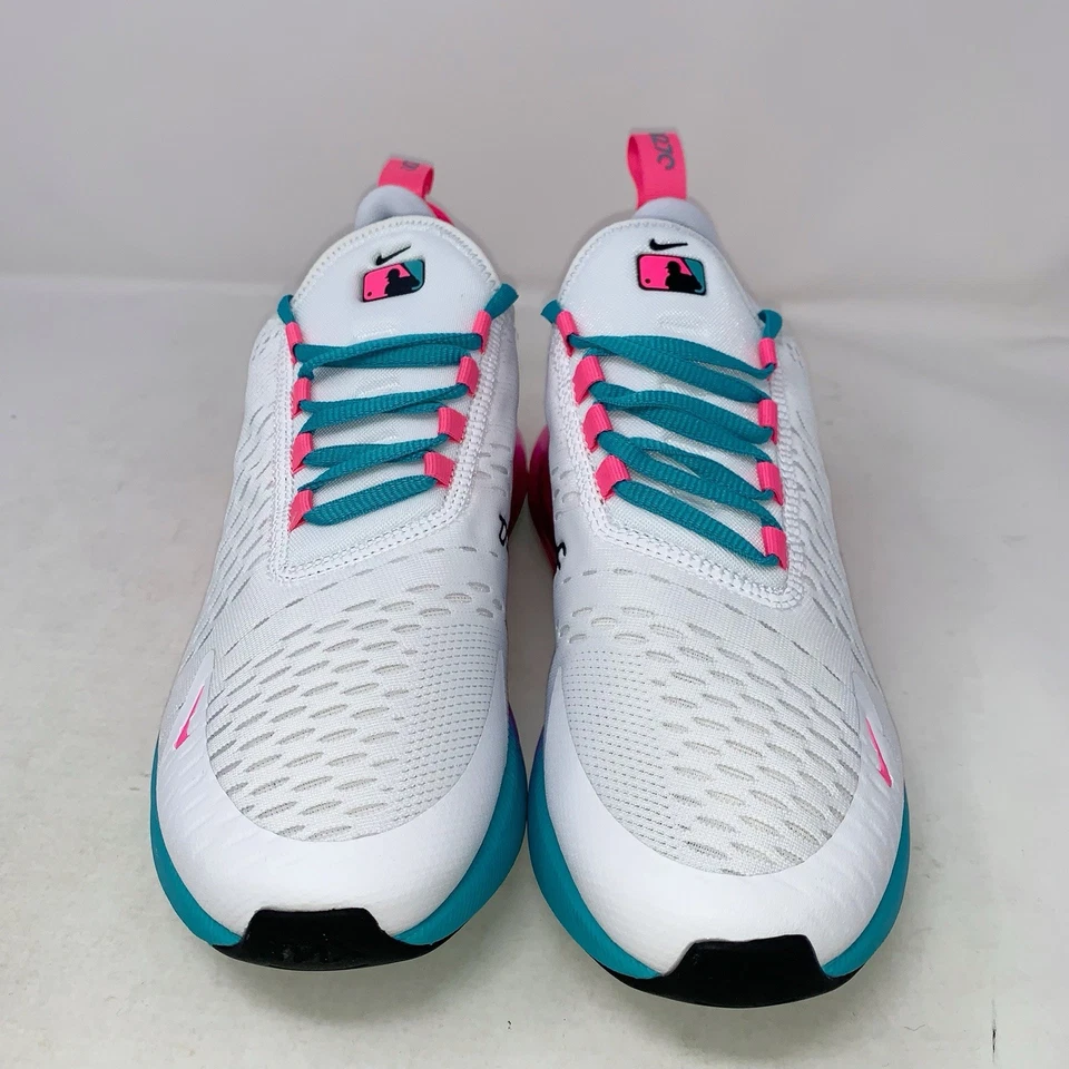 Nike Air Max 270 Miami Marlins South Beach Sneakers, Size 11 BNIB HQ8001-100 - Image 2 of 4