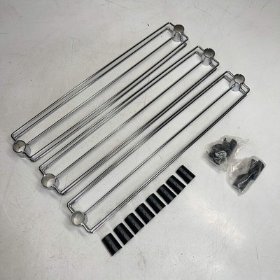 QUANTUM STORAGE SYSTEMS (SET OF 3) Bin Easy Slide Triple Bay 24'' Chrome WR-D24W