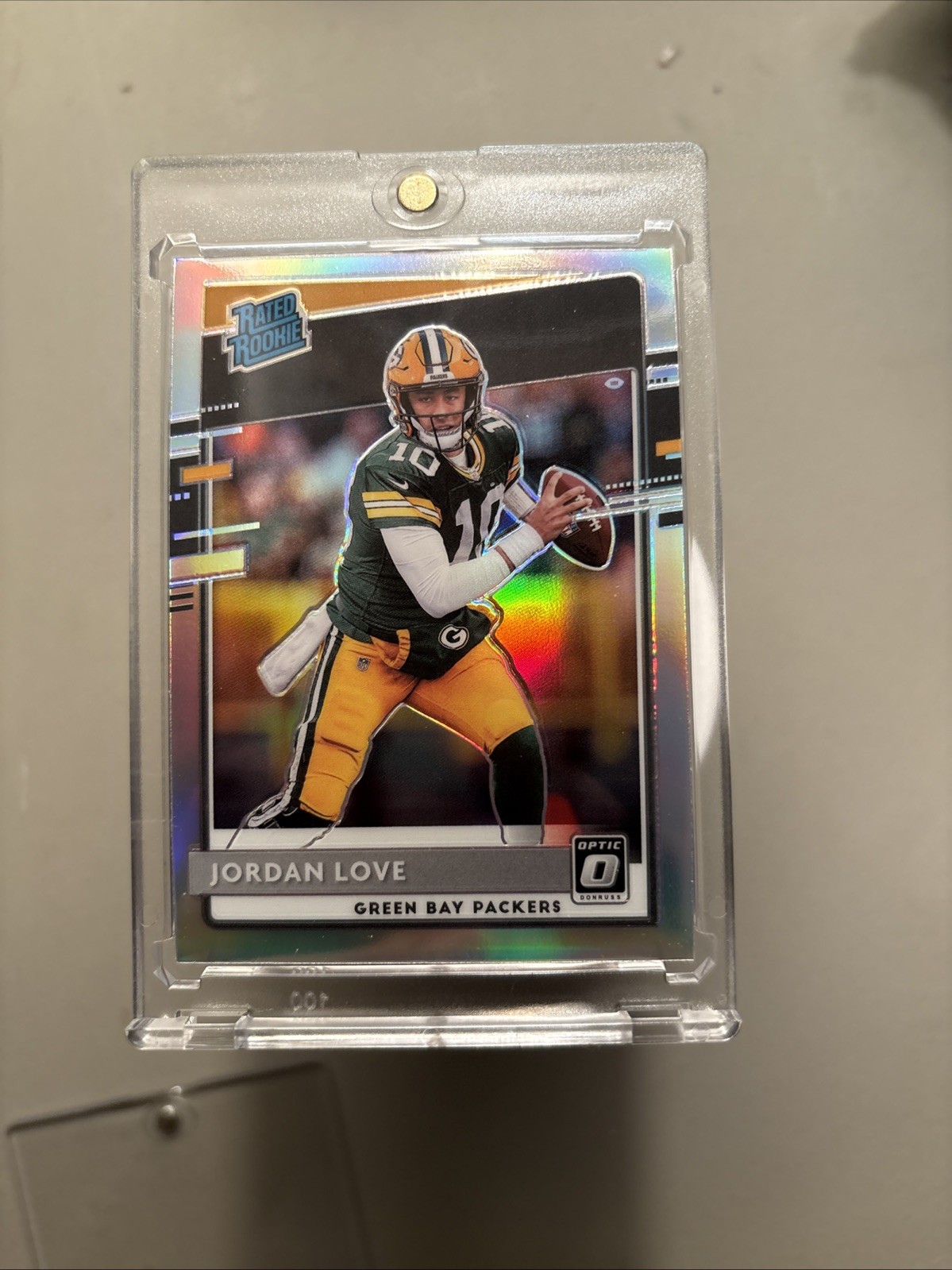 2020 Panini Donruss Optic - Rated Rookies Jordan Love #154 Holo Prizm (RC)