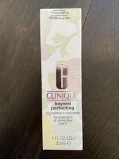 Clinique Beyond Perfecting Foundation + Concealer CN 58 HONEY - 1oz - New