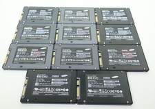 Lot of 11 Mixed Samsung 250GB 2.5" SATA SSD 840 850 EVO