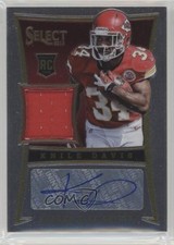 2013 Panini Select Rookie Jersey Auto 40/499 Knile Davis #209 Auto 0a2