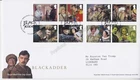 GB ROYAL MAIL FDC FIRST DAY COVER STAMP SHEET 2023 BLACKADDER TALLENTS PMK