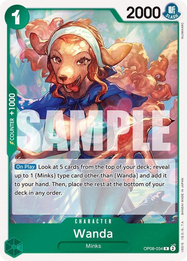Wanda R Two Legends OP08-034 LP - ENGLISH