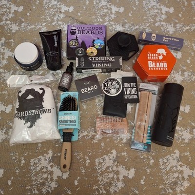 Mens Beard Care Styling Lot Oil Balm Filler Pens Scotch Porter Viking Black Wolf
