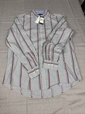 Tommy Hilfiger Button Down Shirt Long Sleeve Crest Logo Size M NWT