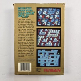 Pac-Mania Nintendo NES 1990 Game Tengen Unlicensed Vintage 