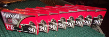(8) Maxell UR 90 Normal Bias Blank Audio Cassette Tapes Sealed