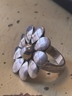 Sterling Silver Flower Daisy Ring Size 7, Stamped 925 — photo 2