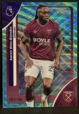 2026 Topps Chrome Premier League West Ham Aaron Wan-Bissaka Aqua Wave /199