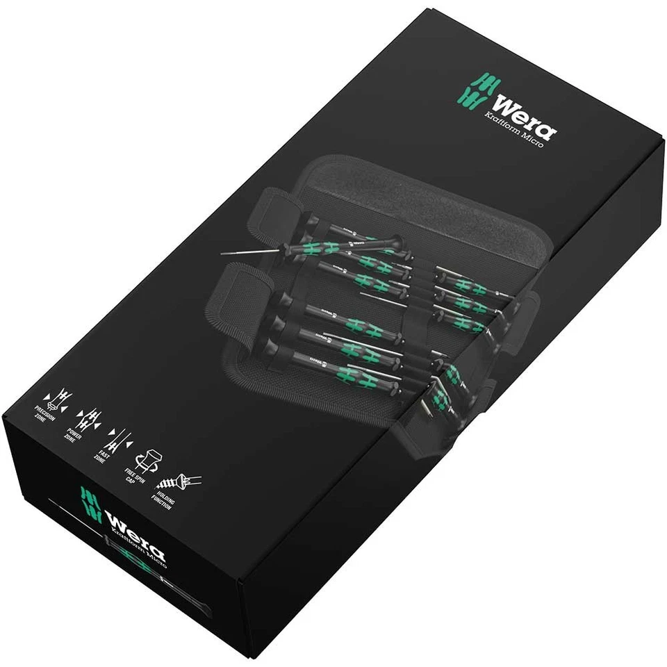 Wera 73675 Kraftform Micro Precision Screwdriver Set, 12 Pieces - Image 3 of 4