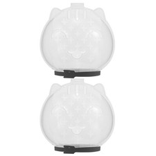  2pcs Cat Anti-Bite Muzzle: Cat Grooming Protective Headgear, Kitten Muzzle to