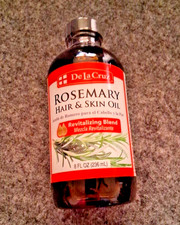 NEW DE LA CRUZ ROSEMARY HAIR  SKIN OIL REVITALIZING BLEND 8 FL OZ