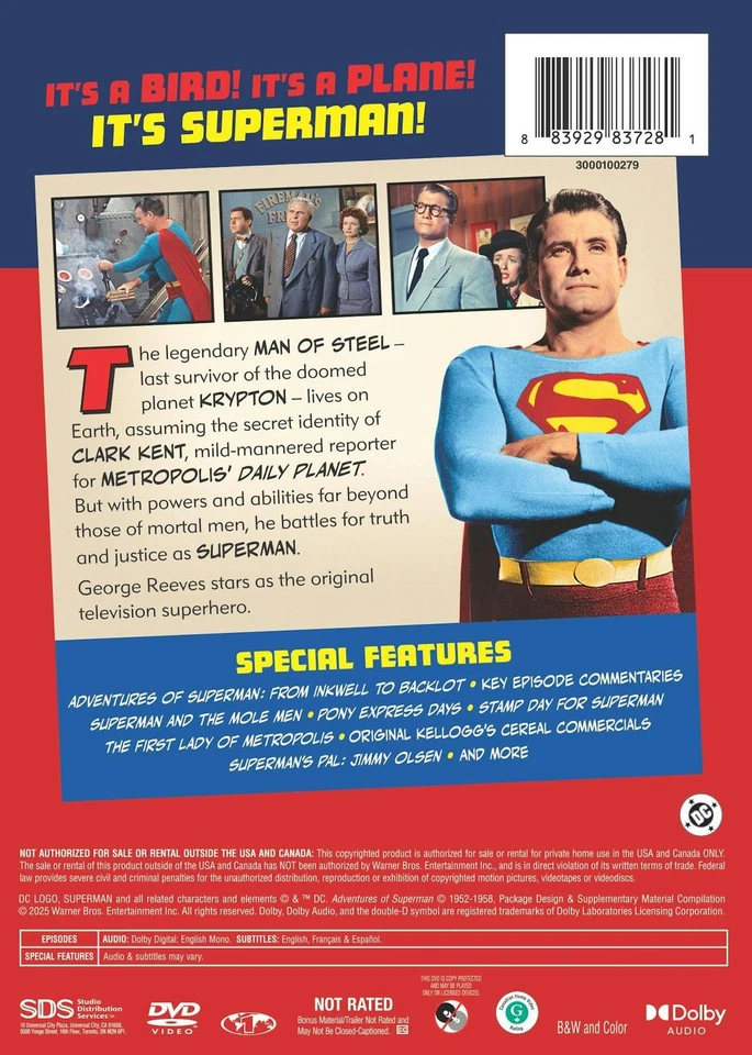 Adventures of Superman The Complete Series DVD  NEW Foto 4 de 4