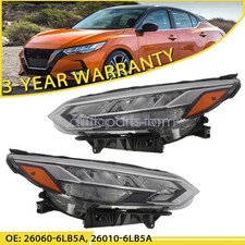 Pair For Nissan Sentra Sr 2020 2021 2022 2023 Left Right Led Headlight Lamp