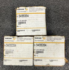 Lot of 3 Varian 9499394 Oil Exhaust Filter DS Filter Cartridge New Old Stock