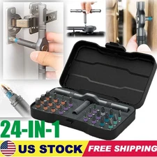 Home Repairs 24 In 1 Multi Bit Magnetic Screwdriver Set Multifunctional Toolbox 