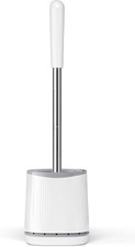 Toilet Brush, Toilet Brush and Holder Set, Bristles Toilet Bowl Brush Head with
