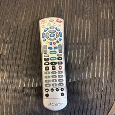 Charter Spectrum 4-Device Universal Remote Control, Silver - AUX DVD TV CABLE