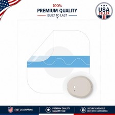 50 Pack Waterproof Dexcom G7 Over Patches - Breathable Transparent Protection