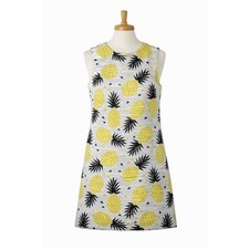 Alice + Olivia Pineapple Jacquard Shift Dress Yellow Black Cream CC704Q24514 6