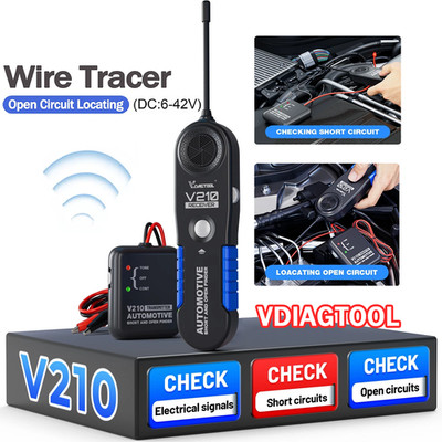 VDIAGTOOL V210 Stromprüfer KFZ Power Probe Stromkreistester Durchgangsprüfer NEU