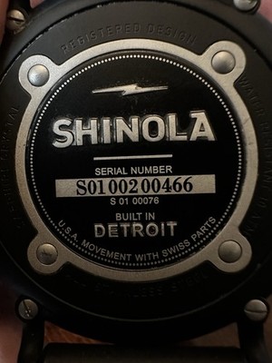 Shinola Argonite 5030 Limited Edition Men's Watch | eBay