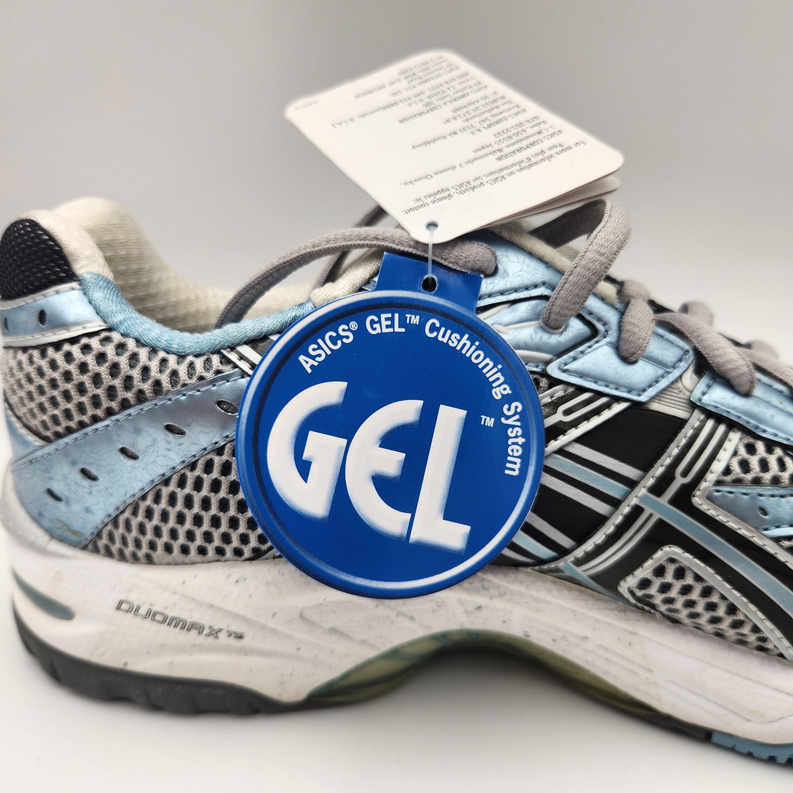 Asics Womens Gel Intensity 10.5 Duomax Metallic Blue Gray New With Tags No Box thumbnail 7