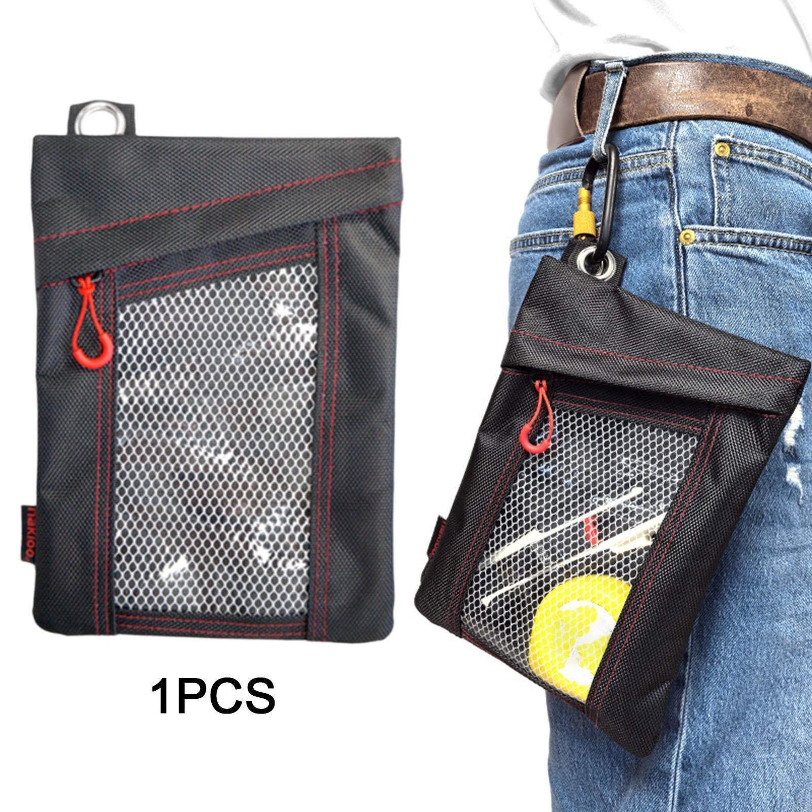 Tool Pouch Zipper Bag Repair Tools Storage Bag for Carpenter Fishing Camping
