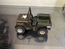 VINTAGE TONKA ARMY JEEP PRESSED STEEL