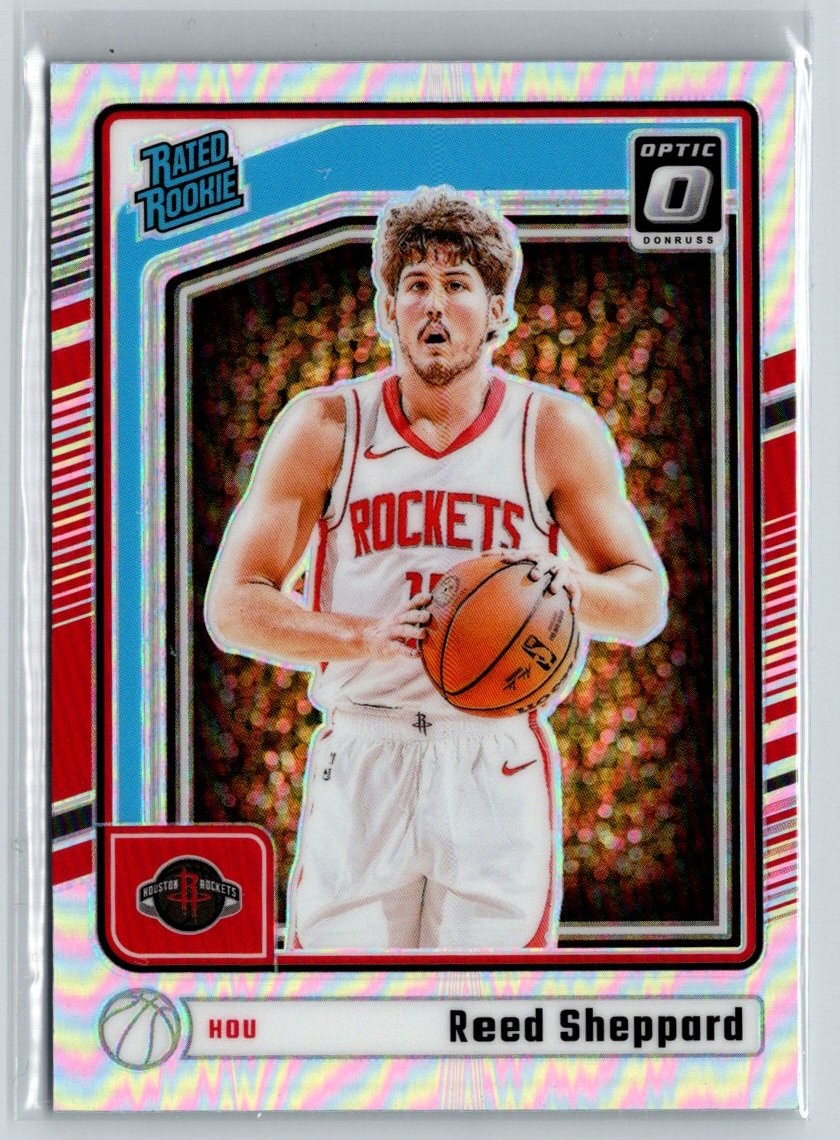 2024-25 Donruss Optic #255 Reed Sheppard Holo E1