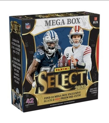 2023 Panini Select NFL Football Mega Box Walmart - NEW/SEALED - FAST SHIP
