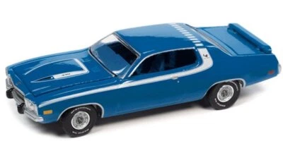 PLYMOUTH Road Runner - 1973 - blue - Auto World 1:64