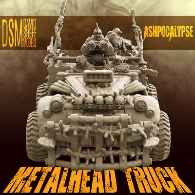 DSM Ashpocalypse Metal Heads Truck X1 28mm Judge Dredd Stargrave Proxy