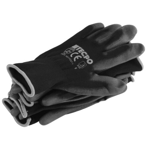 24 PAAR ARBEITSHANDSCHUHE MECHANIKER HANDSCHUHE MONTAGEHANDSCHUHE PU GRÖßE 9 L - Bild 3 von 3
