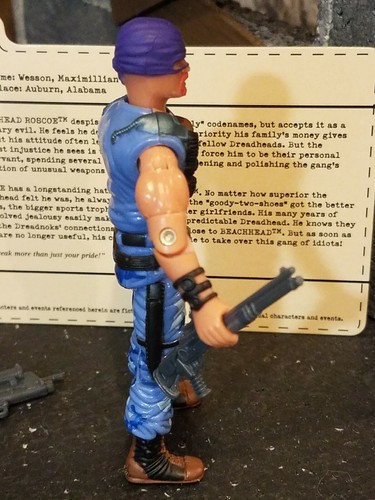 GI JOE ~2004 ROSCOE ~ DIFÍCIL DE ENCONTRAR ~ DREADHEADS ~ DREADNOK RAMPAGE ~ 100% COMPLETO Y TARJETA - Imagen 4 de 5