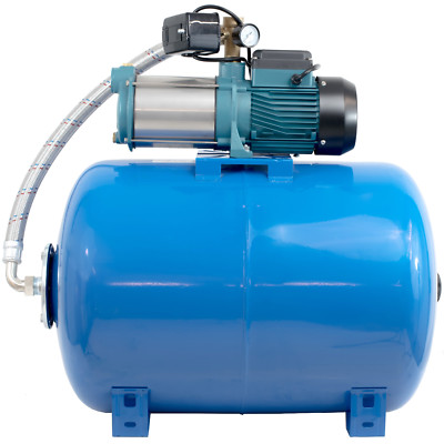 Hauswasserwerk MAX-H 1300 Mit 50L Druckkessel - 6000 L/h Für Gartenbewässerung & Hauswasser