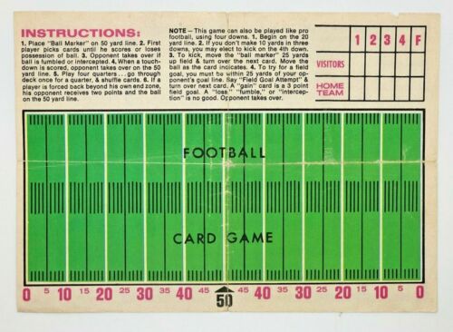 1971 Póster pin-ups de fútbol americano Sam Brunelli T Denver Broncos #14 - Imagen 2 de 2
